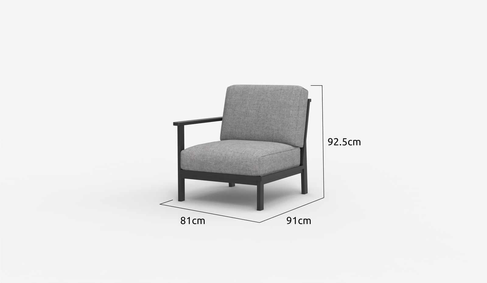 Airy Aluminium Outdoor Side Chair