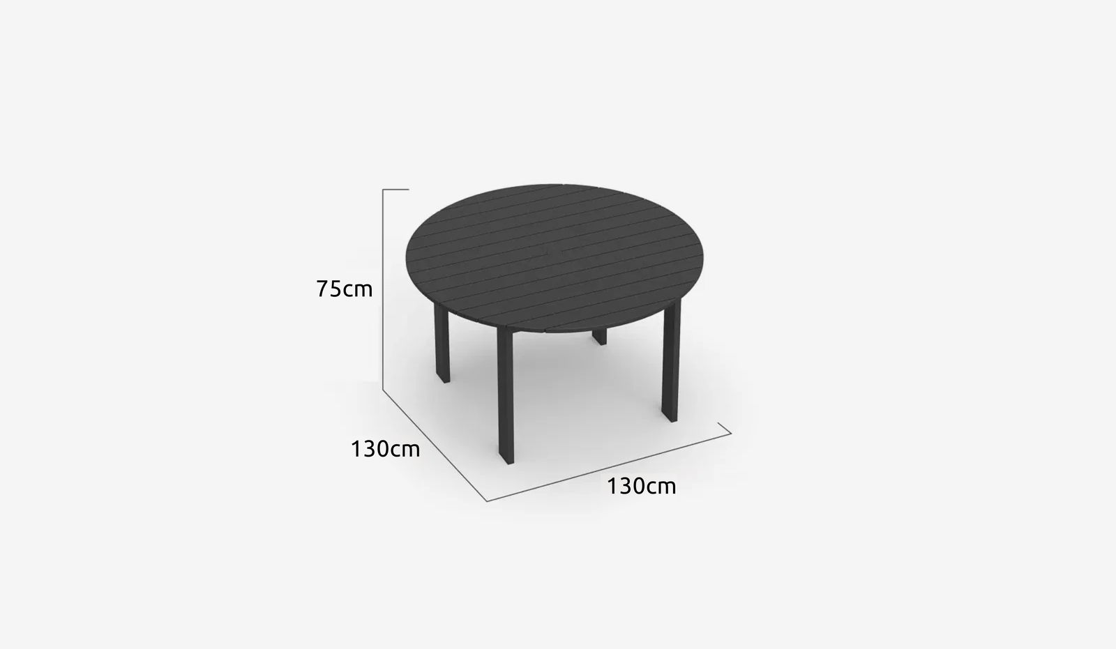 Breeze 130cm Round Table