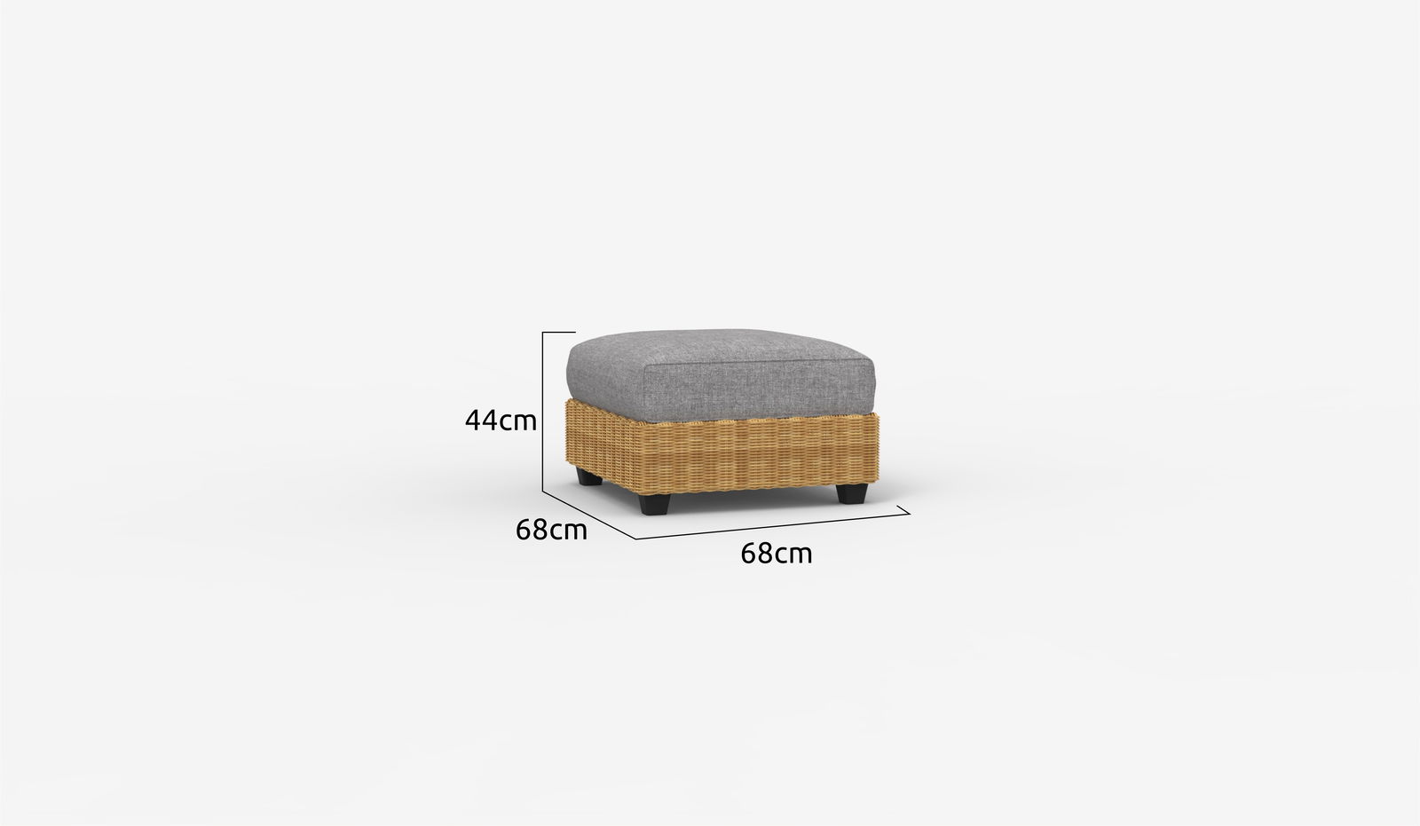 Femshade Outdoor Single Ottoman