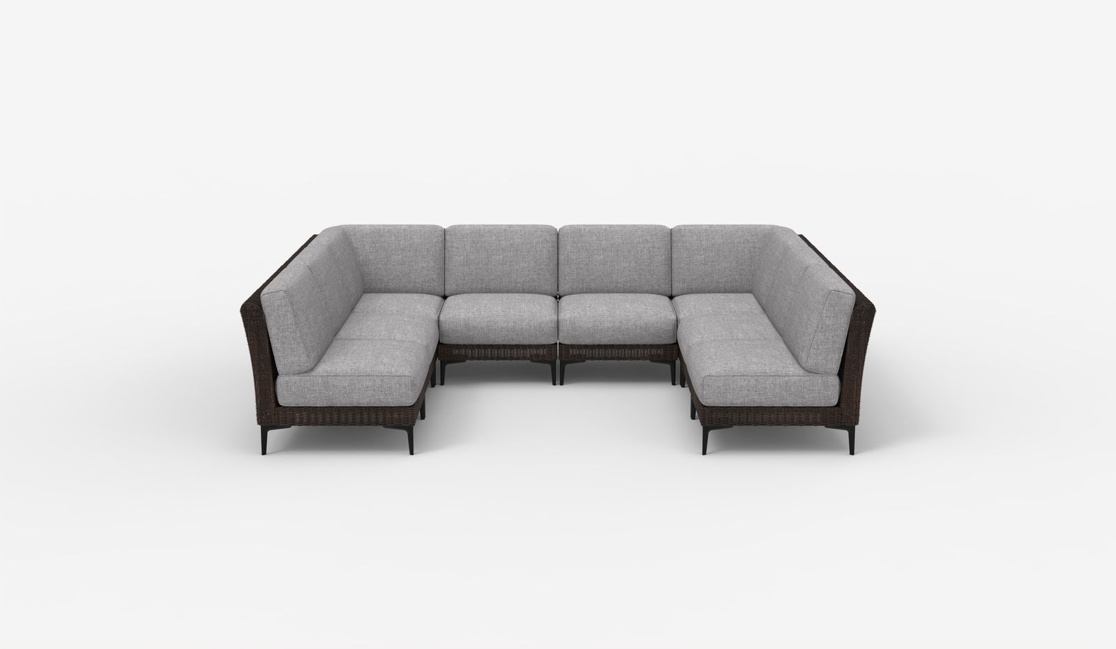 Sonetts Rattan Outdoor 8-Seater Corner Sectional Sofa