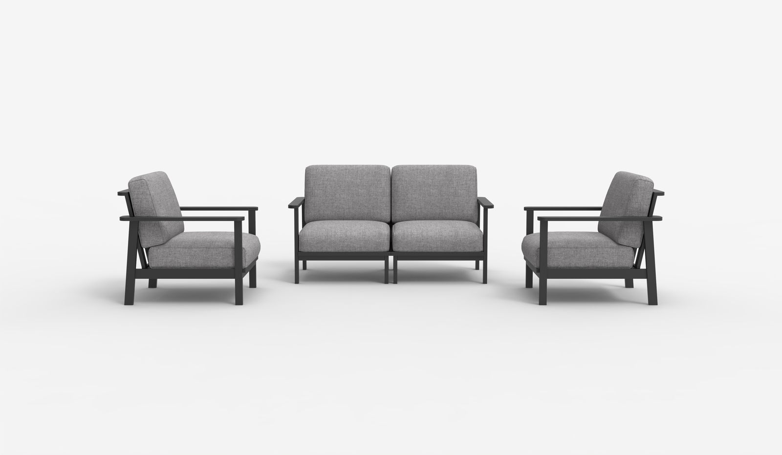 Airy Aluminium Outdoor 4-Seater Sofa Set