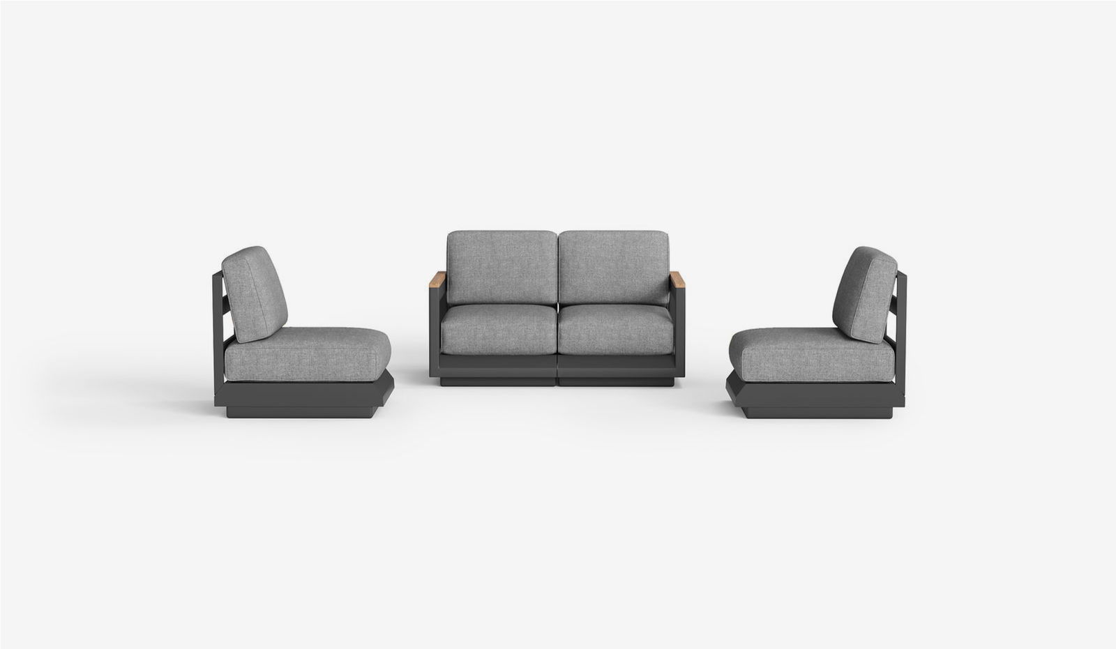 Indus Aluminium Outdoor 4 Seater Sofa Set