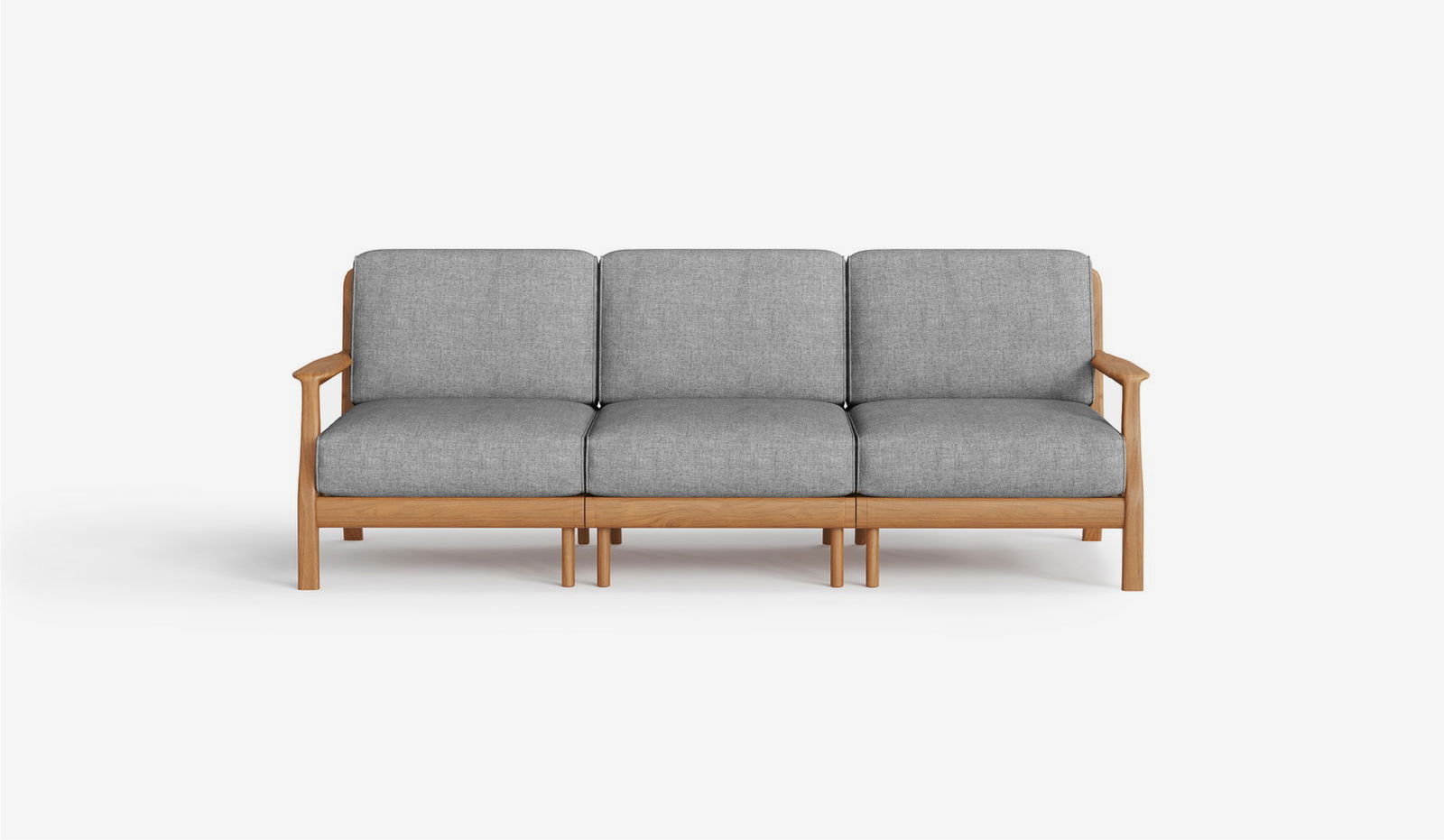 Perl Teak Outdoor 3 Seater Sofa