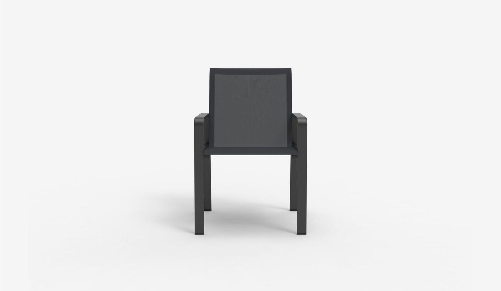 Breeze Black Aluminium Outdoor Dining Chair